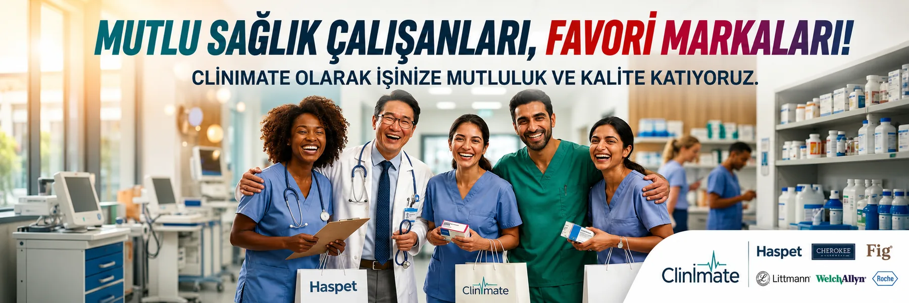 Mutlu sağlık çalışanları, favori markaları - Clinimate